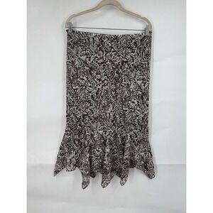 Dressbarn Fairy Grunge Skirt Women 10 Brown Artsy Bohemian Academia Granolagirl‎